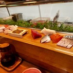 朝日鮨 - 刺身盛り合わせ