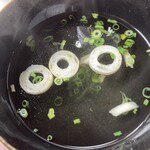 藤松食堂 - 即席の吸い物かな…