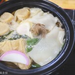 麺紡 - 鍋焼きうどん餅トッピング