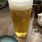 炭焼きと日本酒 炉端ヒトイキ。 - プレミアム・モルツ