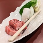 KKR - 焼肴～近江牛ロース陶板焼き 焼野菜