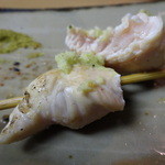 吾妻家 - ささみの断面