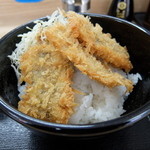 鰺家 - アジフライ丼大盛り５８０円