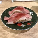 回し寿司 活 活美登利 シャポー船橋店 - ローストビーフ握り¥308(税込)