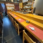 すし寳来 - カウンター席