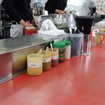 はじめ家 - 2014年4月29日(火・祝)　カウンター席卓上