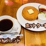 コロラド - 料理写真:「ホットケーキ」450円税込み♫、「ドリンクセット」380円税込み♫
