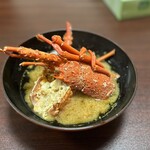 望洋館 - 伊勢海老の味噌汁。