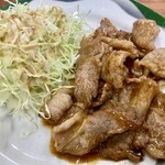 佐賀ラーメン 喰道楽 - 豚ロース肉は醤油の焼肉のたれ