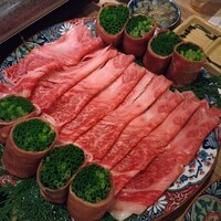 黄金出汁しゃぶと江戸前寿司 肉のあさつ 梅田お初天神店 - 