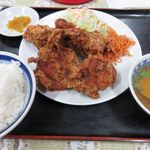 ほうらい - 唐揚げ定食(1000円)