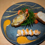 鉄板焼 にし田 - 伊勢海老のソテー