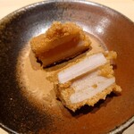 温石 - 麻機蓮根のお掻き揚げ