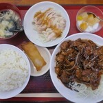 台湾料理 四季紅 - 料理写真:コマ焼き定食