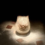 西欧料理 サヴァカ - ⑫【甘味-2】
      2種のジュレ（焙じ茶、アールグレイ）のモンブラン