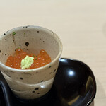 すし宮川 - ズワイガニ新いくら茶碗蒸し