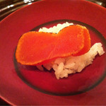 広尾 一会 - 自家製カラスミと餅米