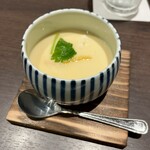 手打ち蕎麦 柴田 - 茶碗蒸し