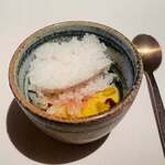 gallery by Chele - 雲丹プリン　海ブドウ　グレープフルーツ