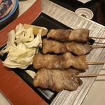 Seafood Choshu Yuda Ten - 豬肉五花串（2串）330日圓