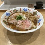 Ramen アゲイン - 醬油らーめん(1,000円、斜め上から)