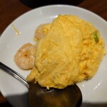 王府井 酒家 - 海老と卵の炒め