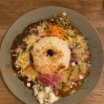 カレーの惑星 - 合い挽き肉のキーマ！とえびカレー！