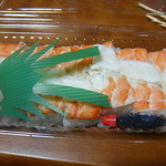 深清鮓 - 海老押し寿司