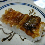 深清鮓 - 穴子押し寿司　アップ