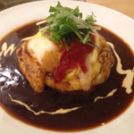 Brunch cafe LAPIN - ブランチセット ふわとろオムライス
            