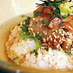 Seafood sesame chazuke