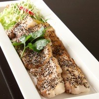 黒豚バラ塩炙り