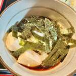そば処 奥沢 - 揚げ餅入りおろしそば