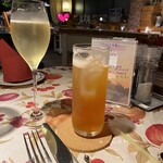 源泉掛け流しのちいさなホテル 塩原山荘 - ノンアルの梅酒ソーダ　手作りっていいなあ♪