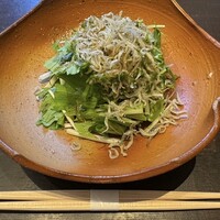 わたべ - 水菜とじゃこのサラダ