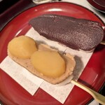 追分だんご本舗 新宿本店 - 栗だんご&こしあん団子