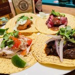 クラフト ビア マーケット - タコス４種盛り