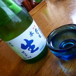 Soba Ikeda - 【H26.4.27】地酒７６０円。左大臣・本生ロック大利根酒造。