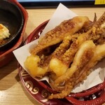 回転寿し トリトン - イカゲソ揚げ。