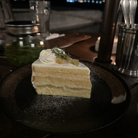 レストラン ラ・マーレ - さつまいもとオレンジキャラメルのショートケーキ