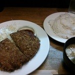 ビアキッチン ラグー - メンチカツ定食（通常価格７００円。）