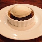 ICARO miyamoto - Apr, 2014 ピスタチオのブリュレ　リコッタチーズのジェラート