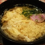 あかね家 - 玉子とじうどん