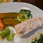 キッチン ブルー グローブ - この部分のテリーヌは緑ではない