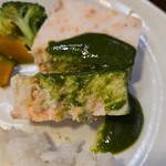 キッチン ブルー グローブ - テリーヌの断面