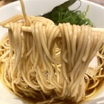 開運橋通 ふじ原 - 麺は硬めで。