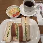 今野珈琲 - Aセット(タマゴ)@750円