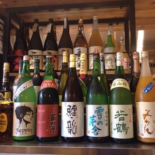レアな日本酒も取り揃えております！
