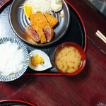 ミートピア - 牛カツ定食！