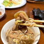 ハンブルグ - まかないの《 もつ煮込み 》♡